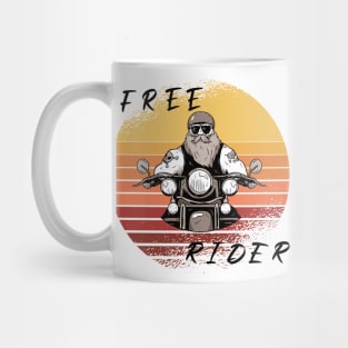 Vintage Sunset Free Rider Mug